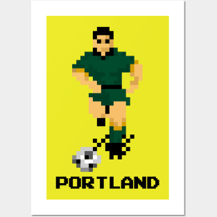 16-Bit Soccer - Portland Posters and Art